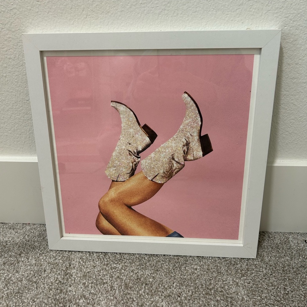 Disco cowgirl print